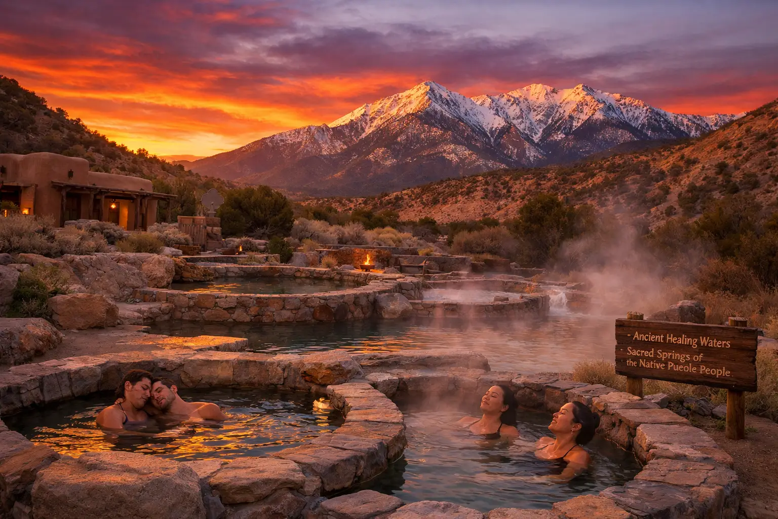 The Taos New Mexico Mountain Thermal Springs Escape