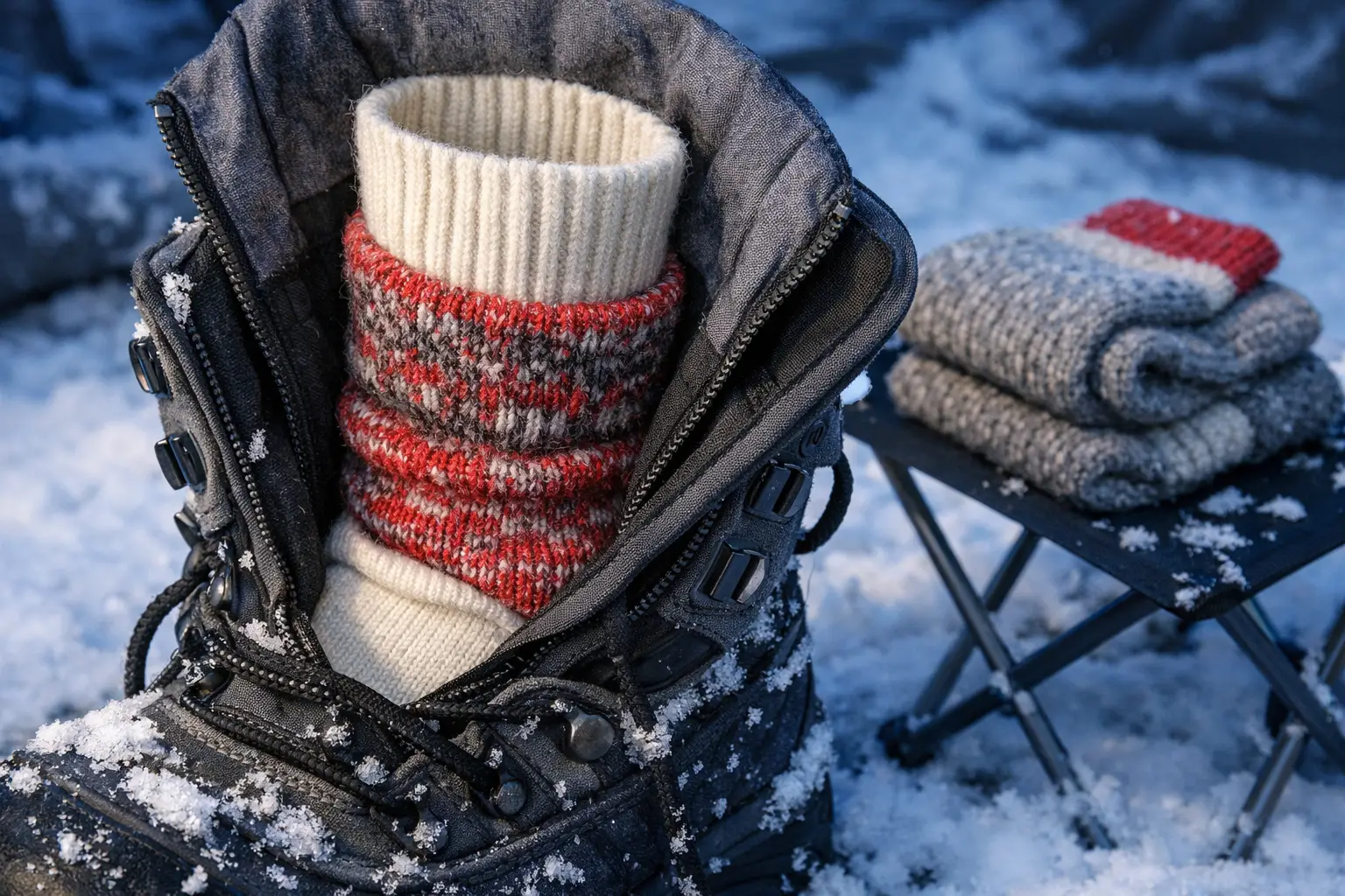 The Wool Sock and Layered Foot Outfit