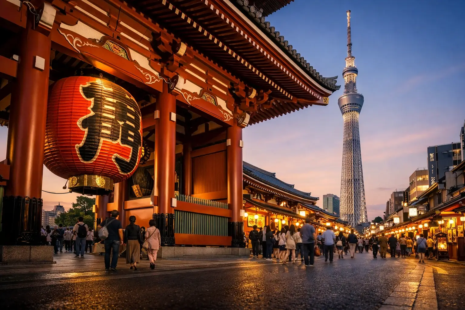 Tokyo Modern Culture and Ancient Temples