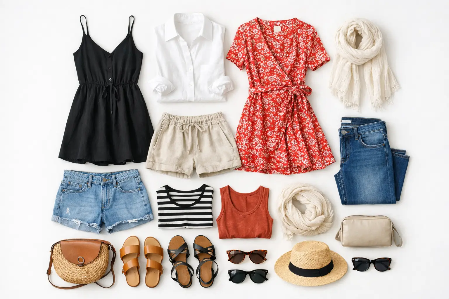 Travel Capsule Barcelona Outfit