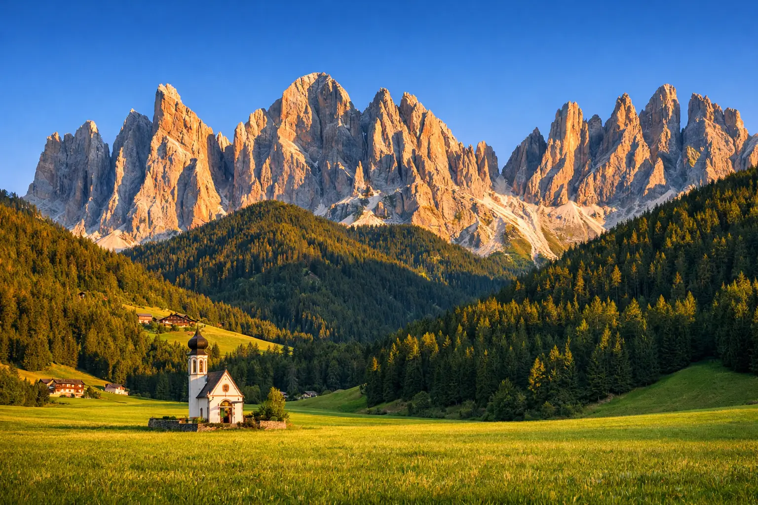Val di Funes Santa Maddalena Church