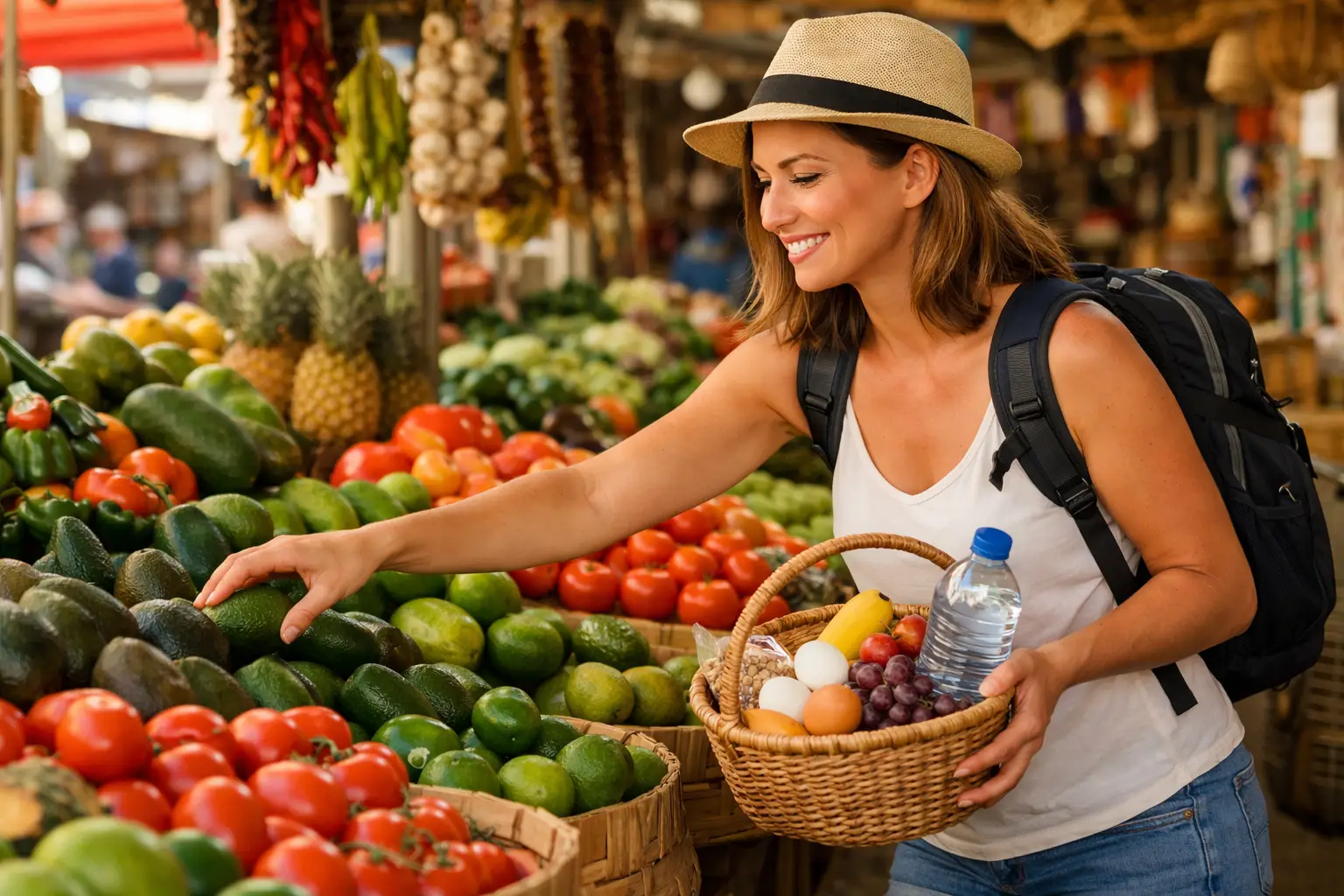 Visit a Local Market or Grocery Store on Arrival Day