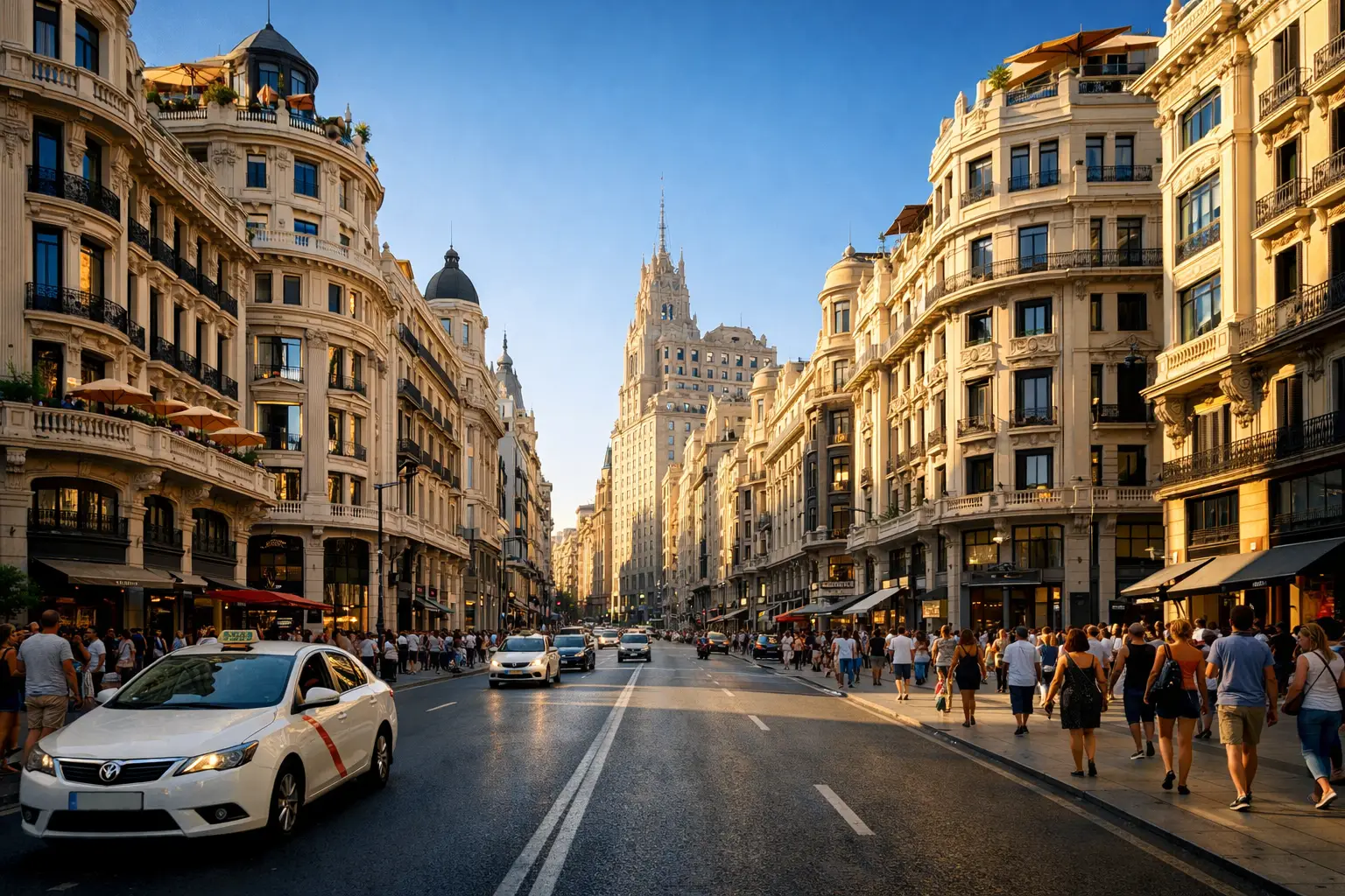Walk Gran Via Boulevard