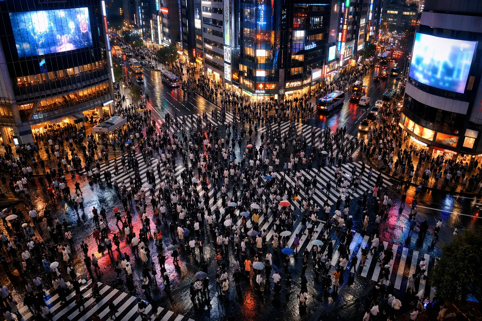 Watch the Shibuya Scramble Crossing