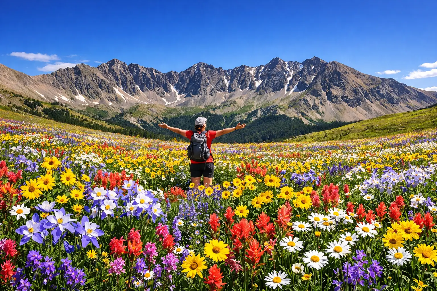 Wildflower Hiking in Summer