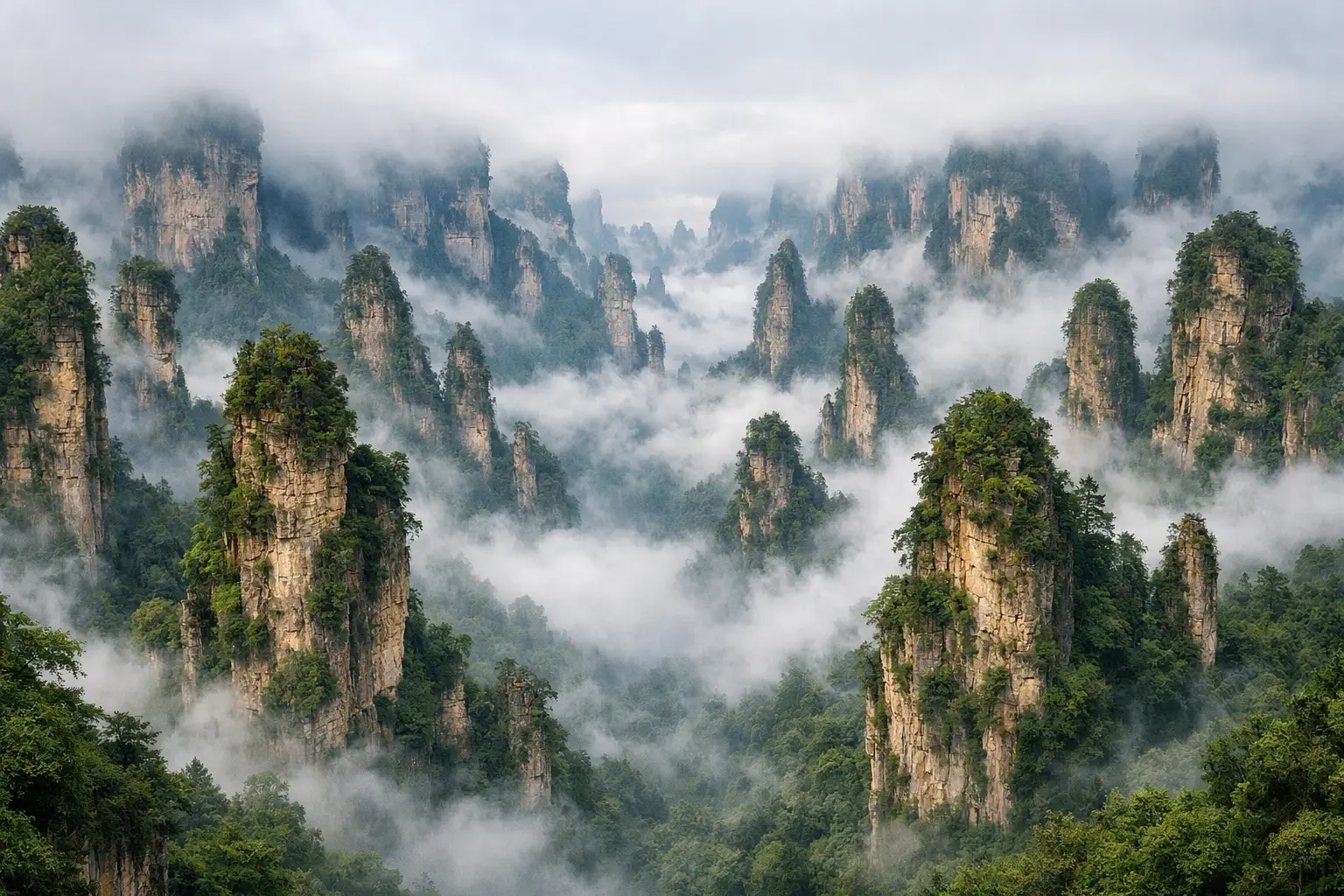 Zhangjiajie National Forest Park China