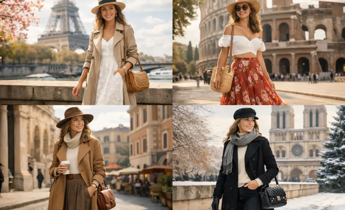 European vacation outfits for every season