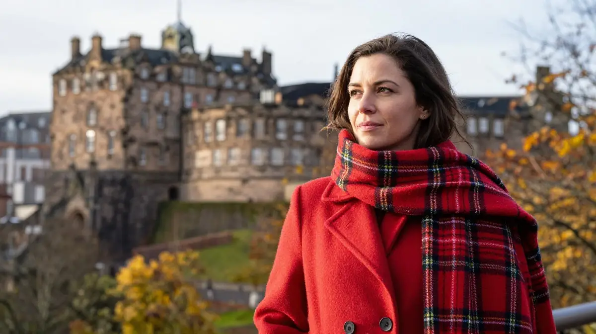 Add a Tartan Scarf for Warmth and Style