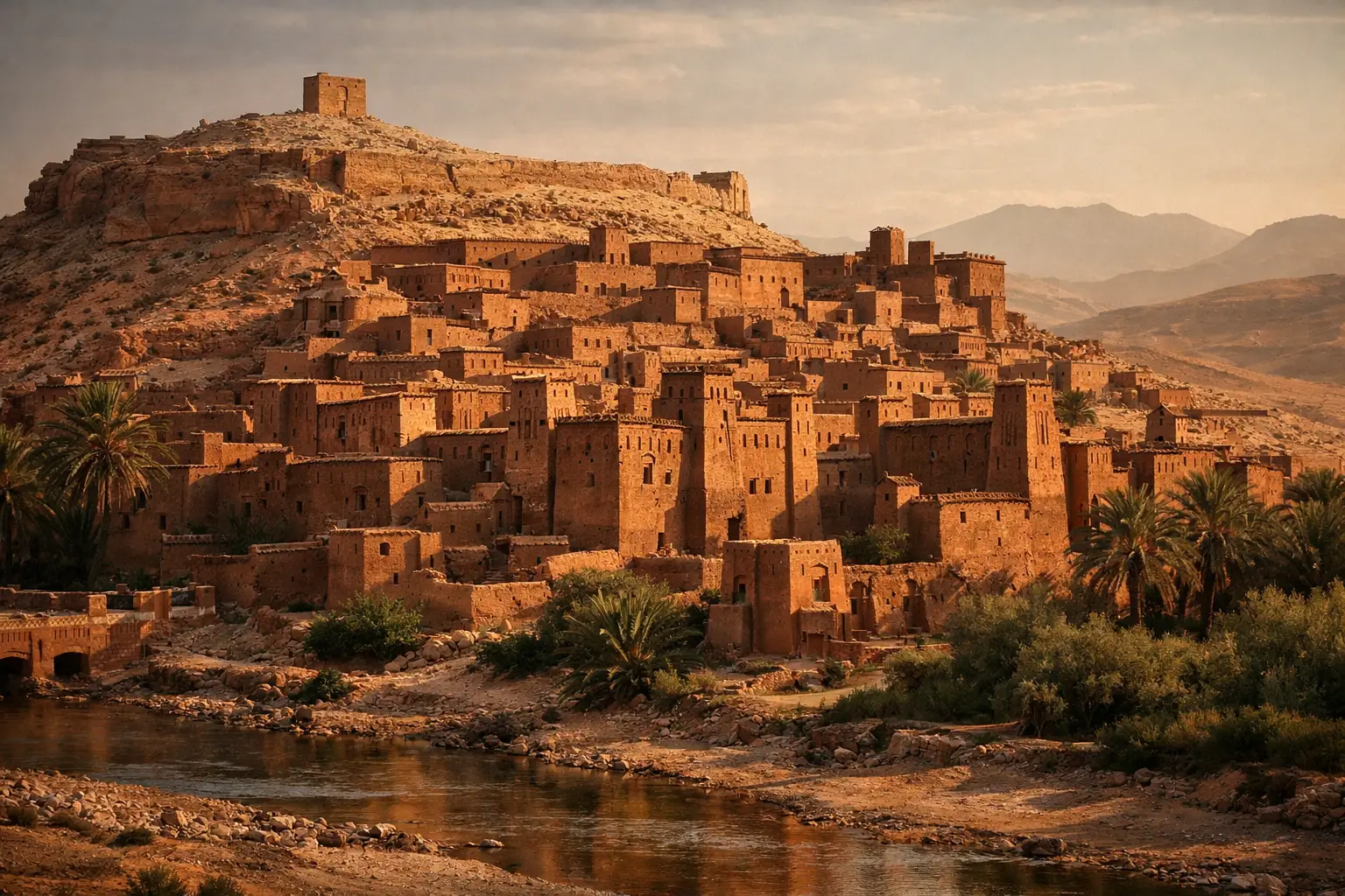 Ait Benhaddou Ancient Clay Architecture