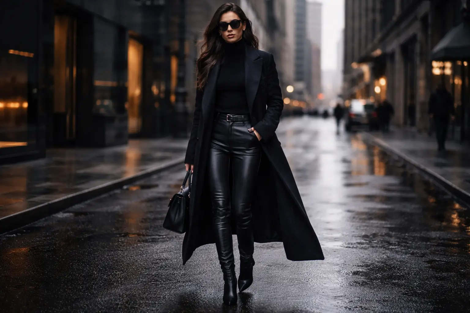 All Black Winter Outfit
