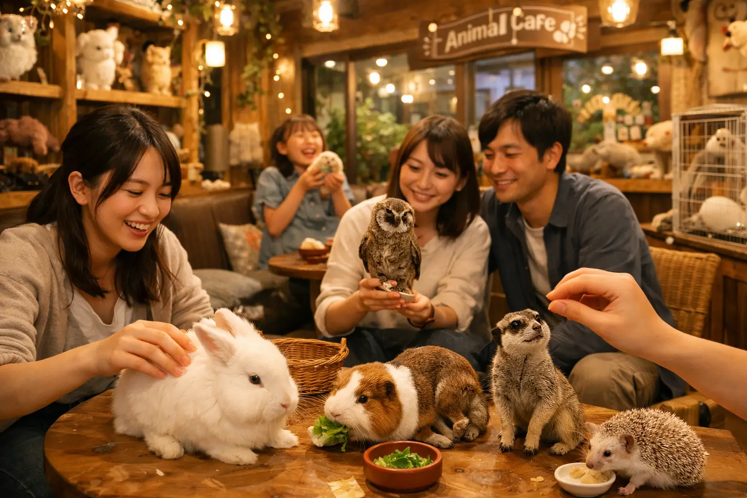 Animal Themed Cafe Unique Experience