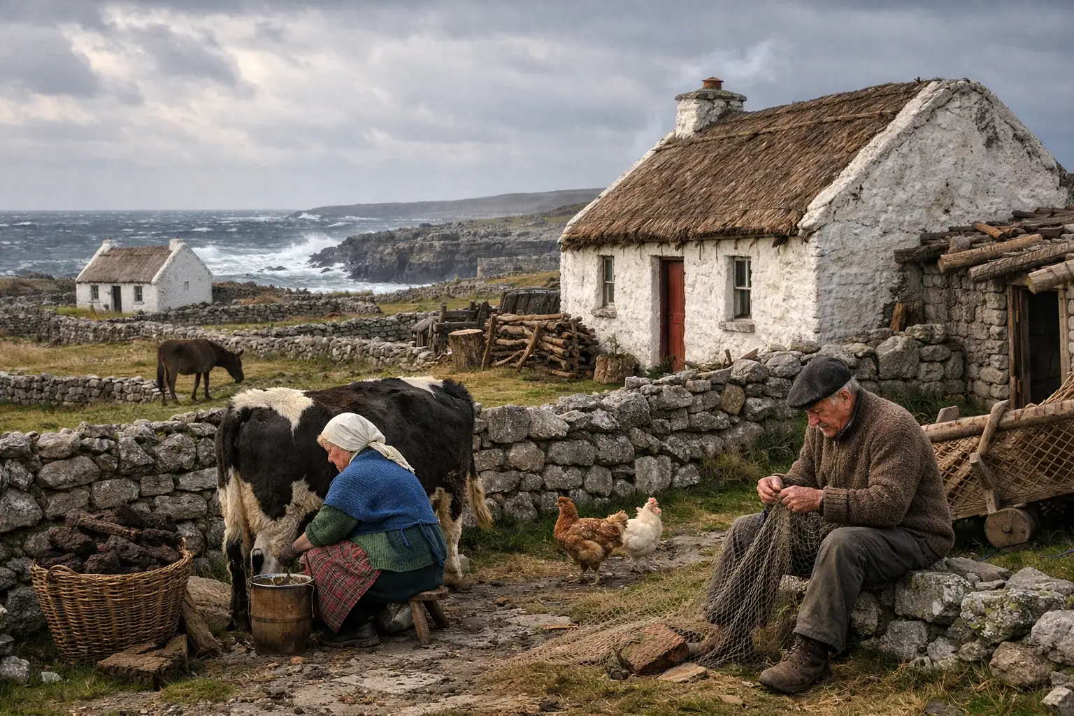 Aran Islands Traditional Irish Life