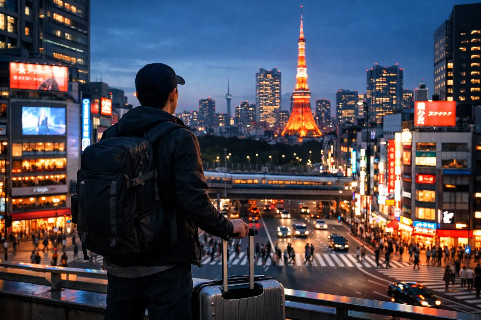 Arrival in Tokyo and City Exploration