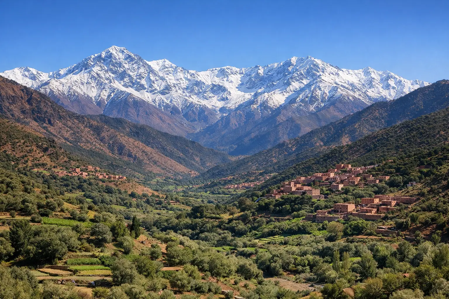 Atlas Mountains Scenic Natural Escape