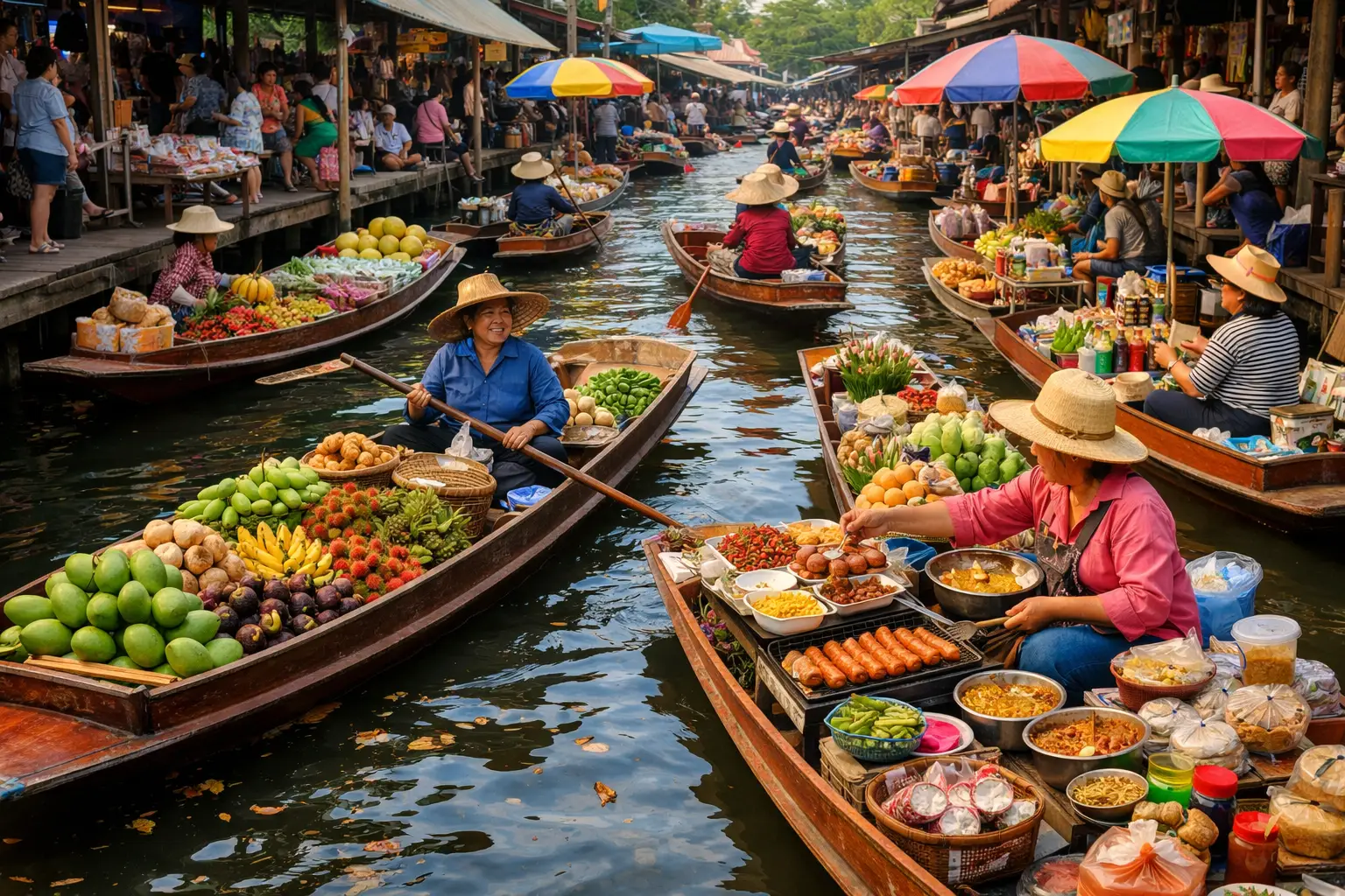 Bangkok Floating Markets Thailand