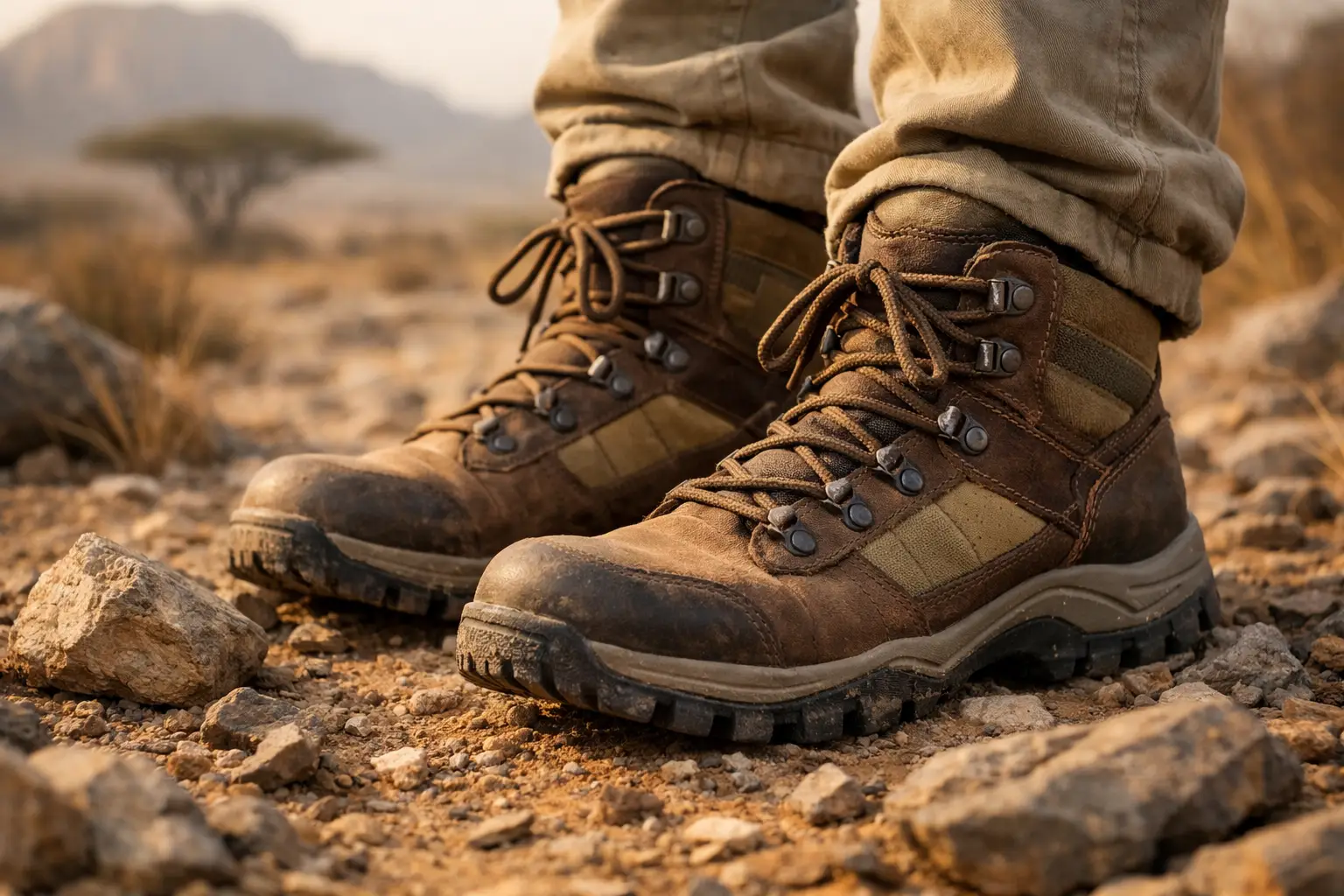 Comfortable Hiking Boots Safari Outfit