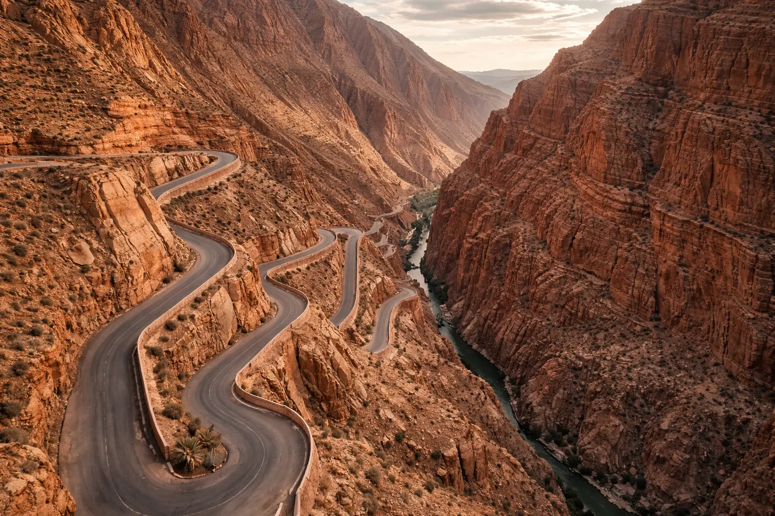 Dades Valley Dramatic Rock Formations