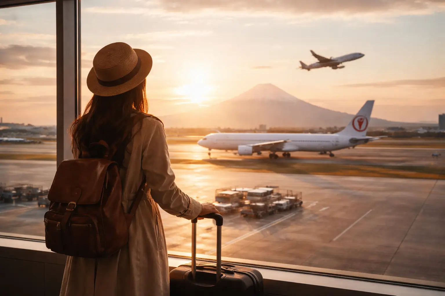 Departure from Japan