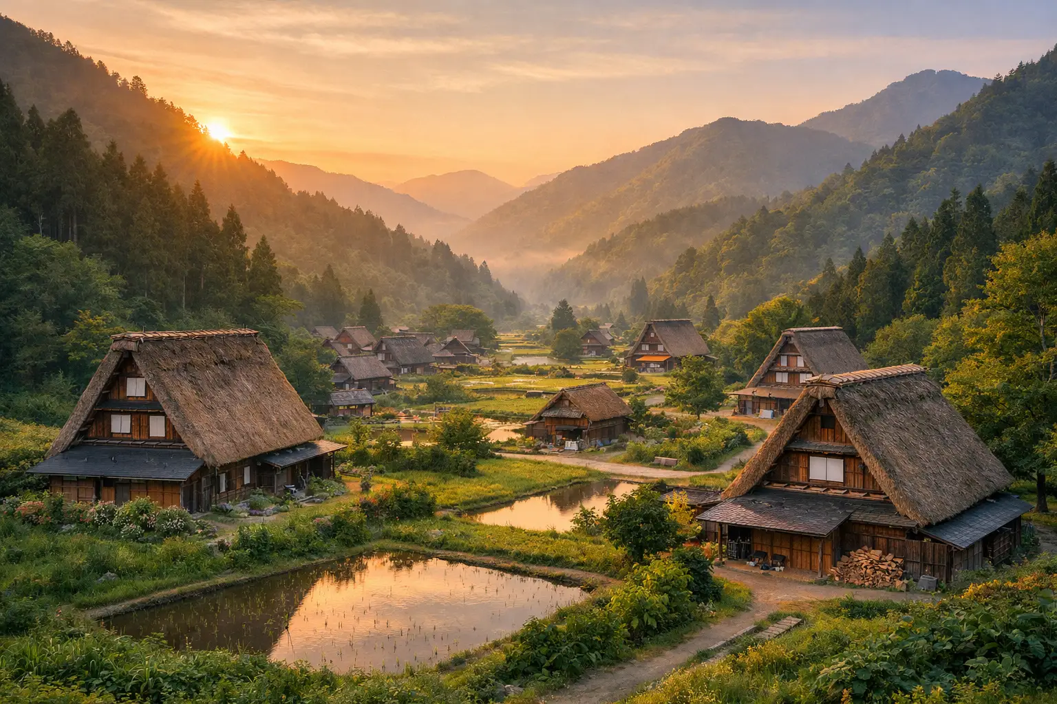Gokayama Peaceful Village Retreat