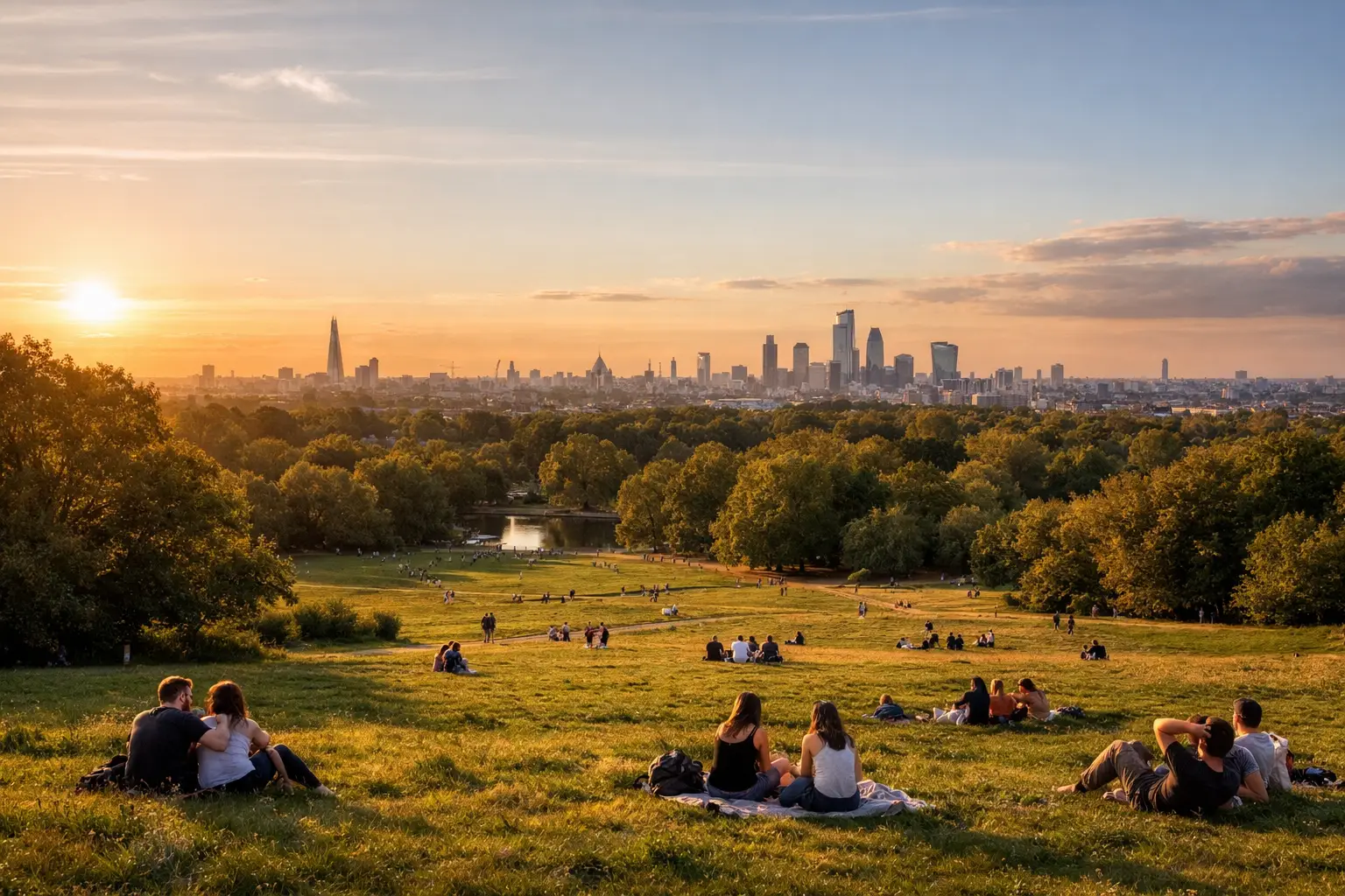 Hampstead Heath Natural Beauty and City Views