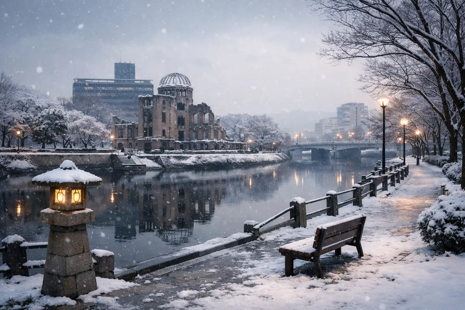 Hiroshima Peaceful Winter Visit