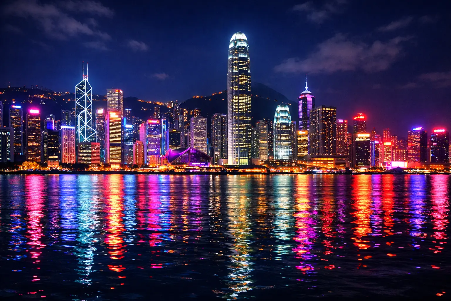 Hong Kong Skyline China