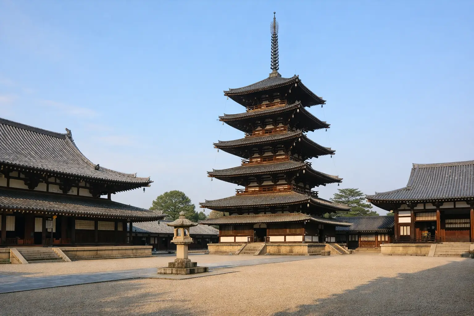 Horyu-ji Temple, Nara
