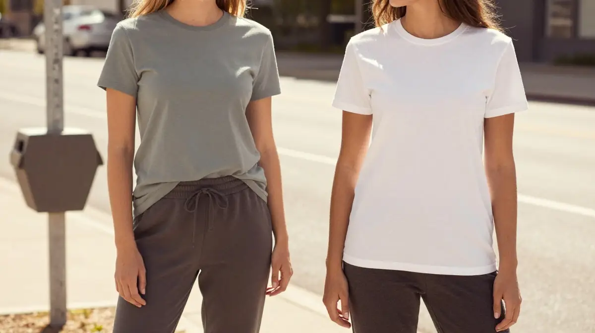 Joggers with Basic T Shirt