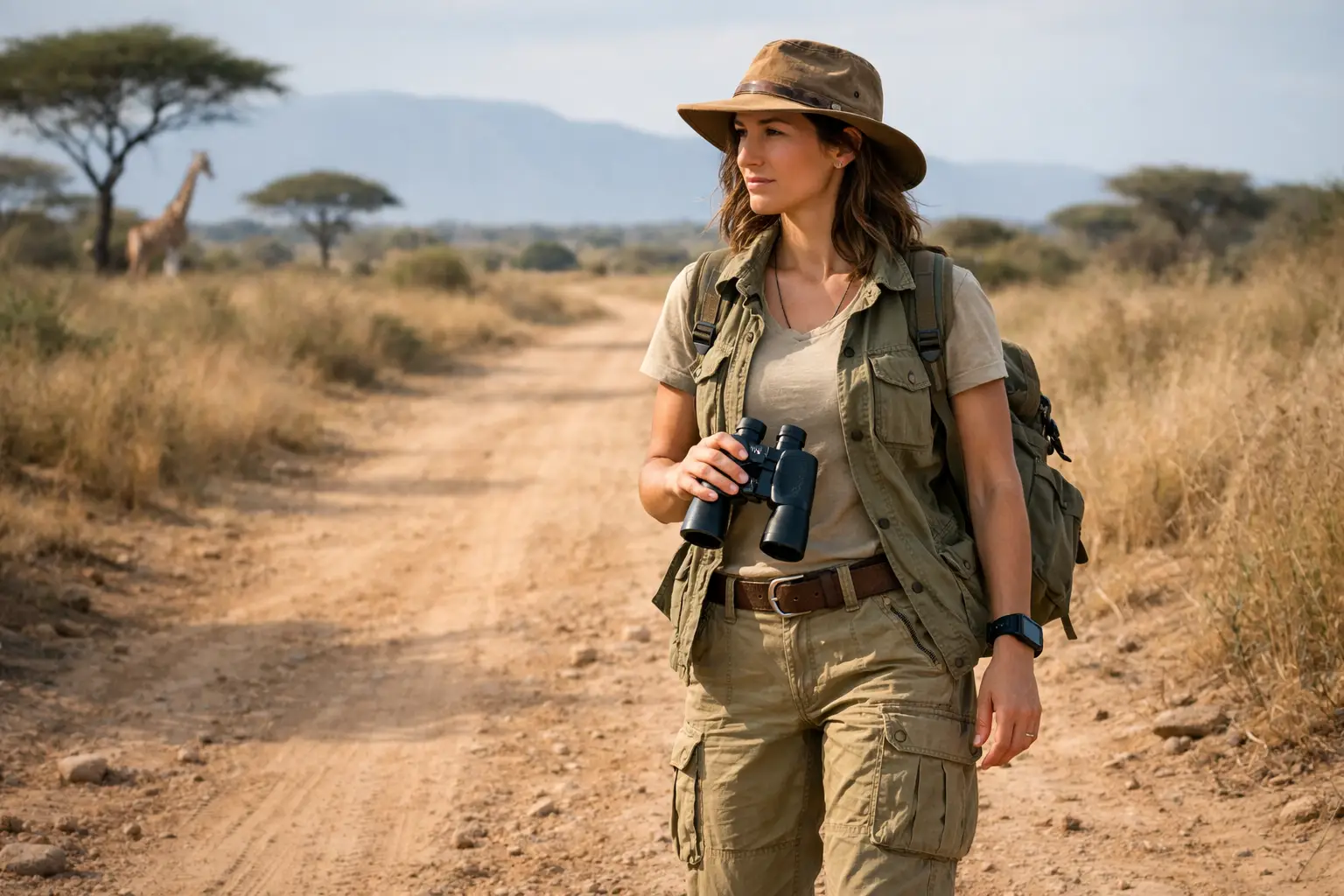 Khaki Cargo Pants Adventure Look