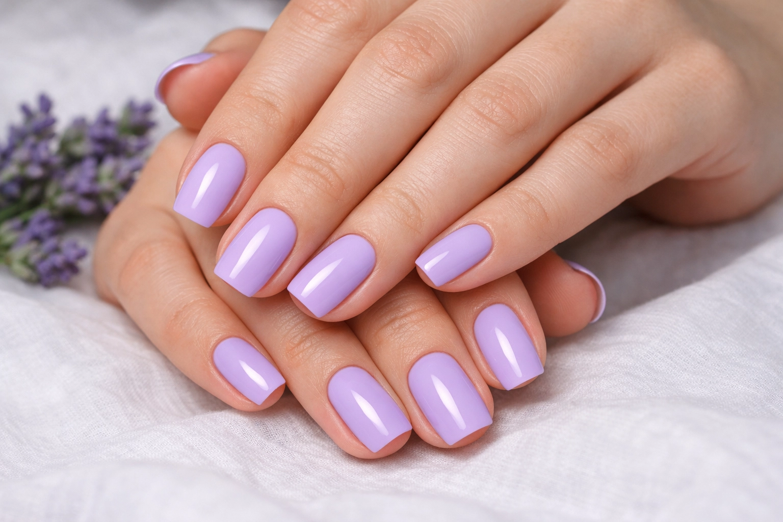 Lavender Nails