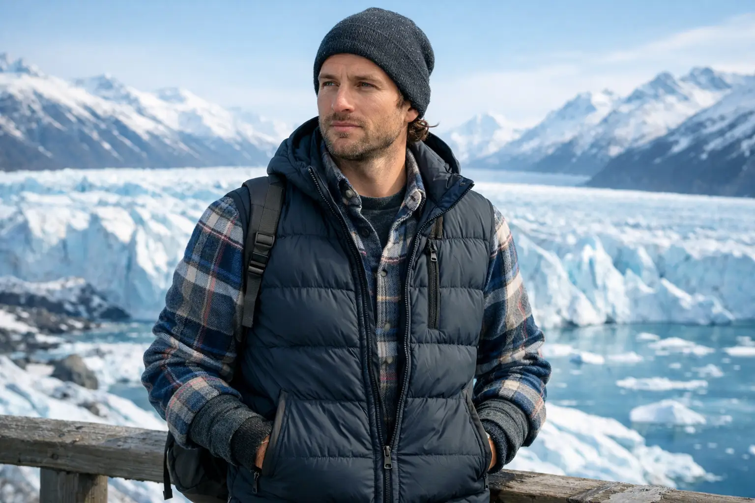 Layered Shirt with Vest