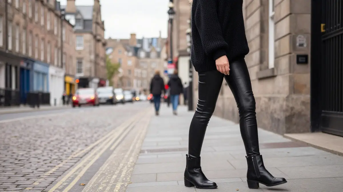 Leather Leggings as a Versatile Option
