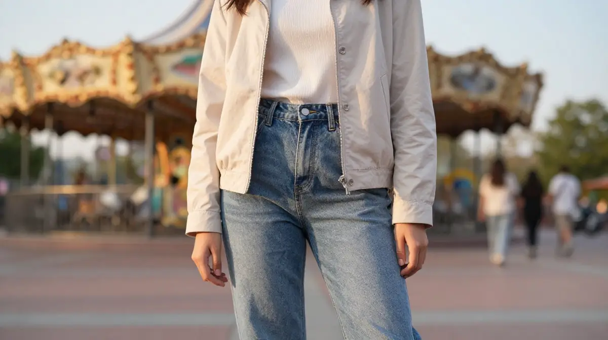 Light Jacket with Jeans