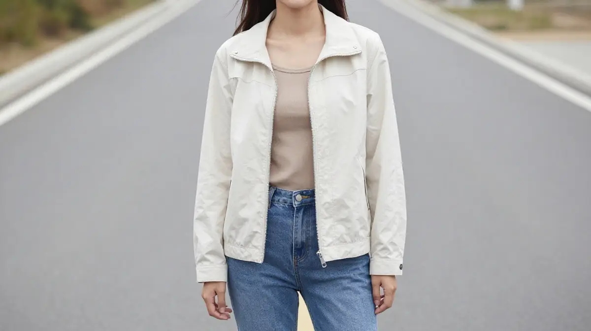 Lightweight Jacket with Jeans