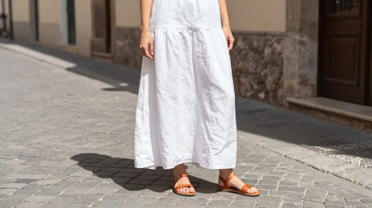 Linen Maxi Dress for Summer Days