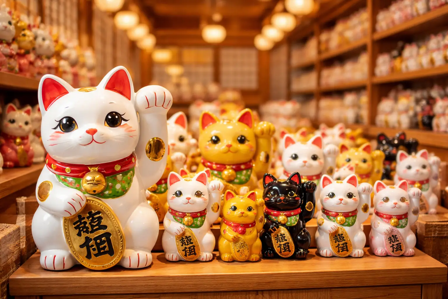 Maneki Neko Figurines