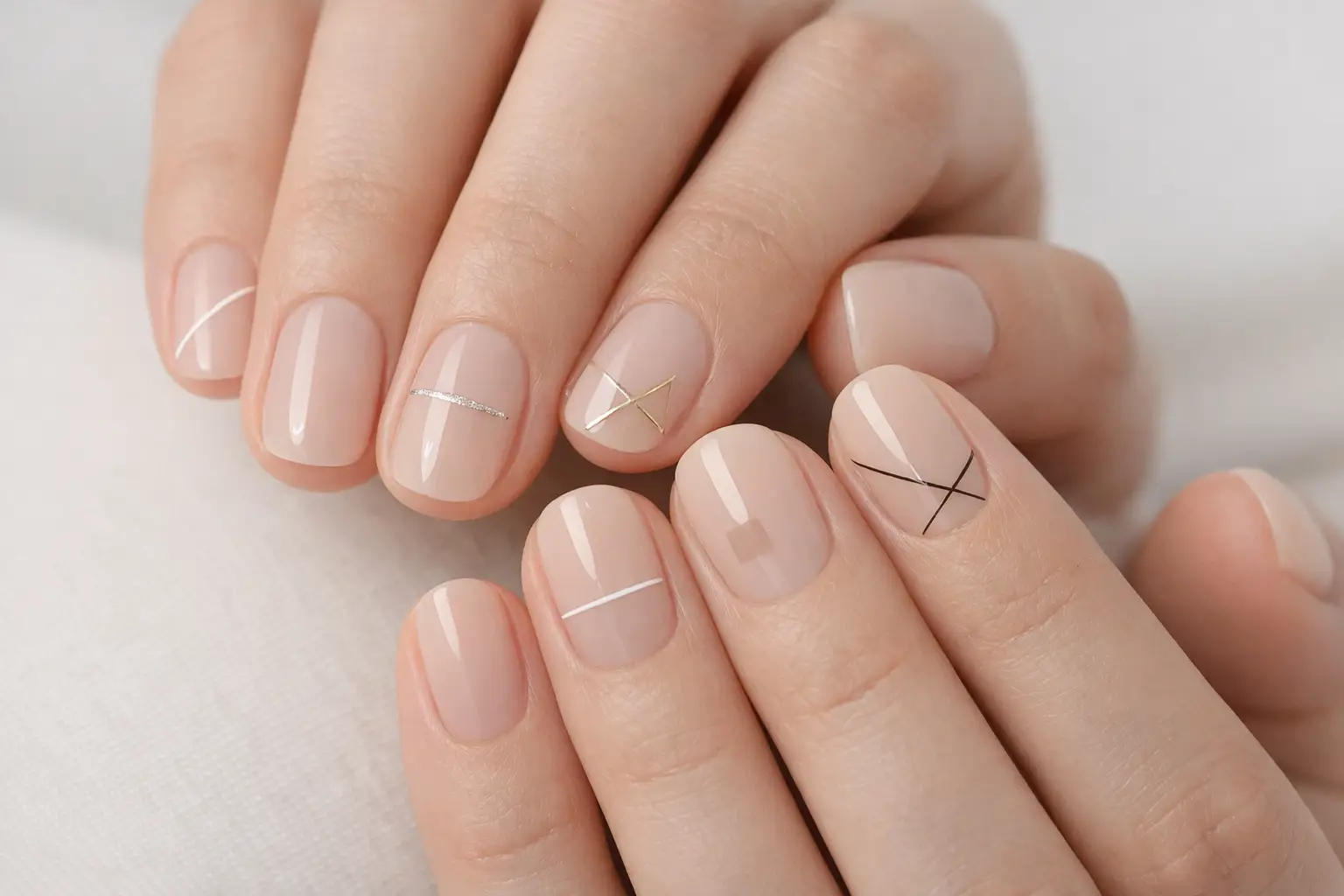 Minimalist Japanese Nails