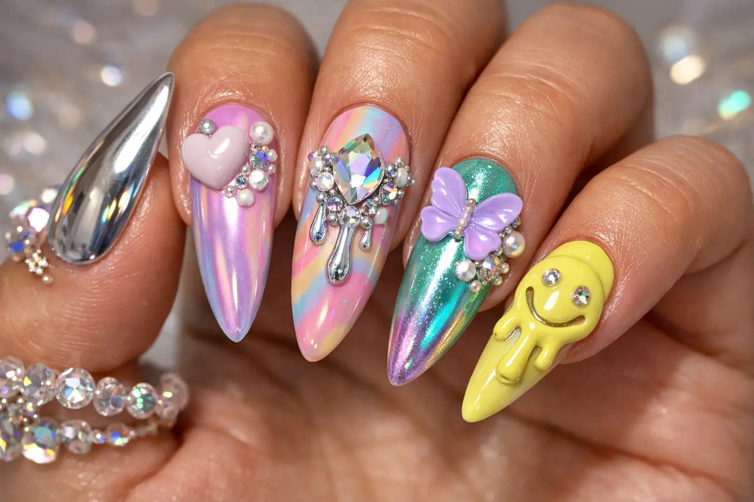 Mix and Match Nail Styles