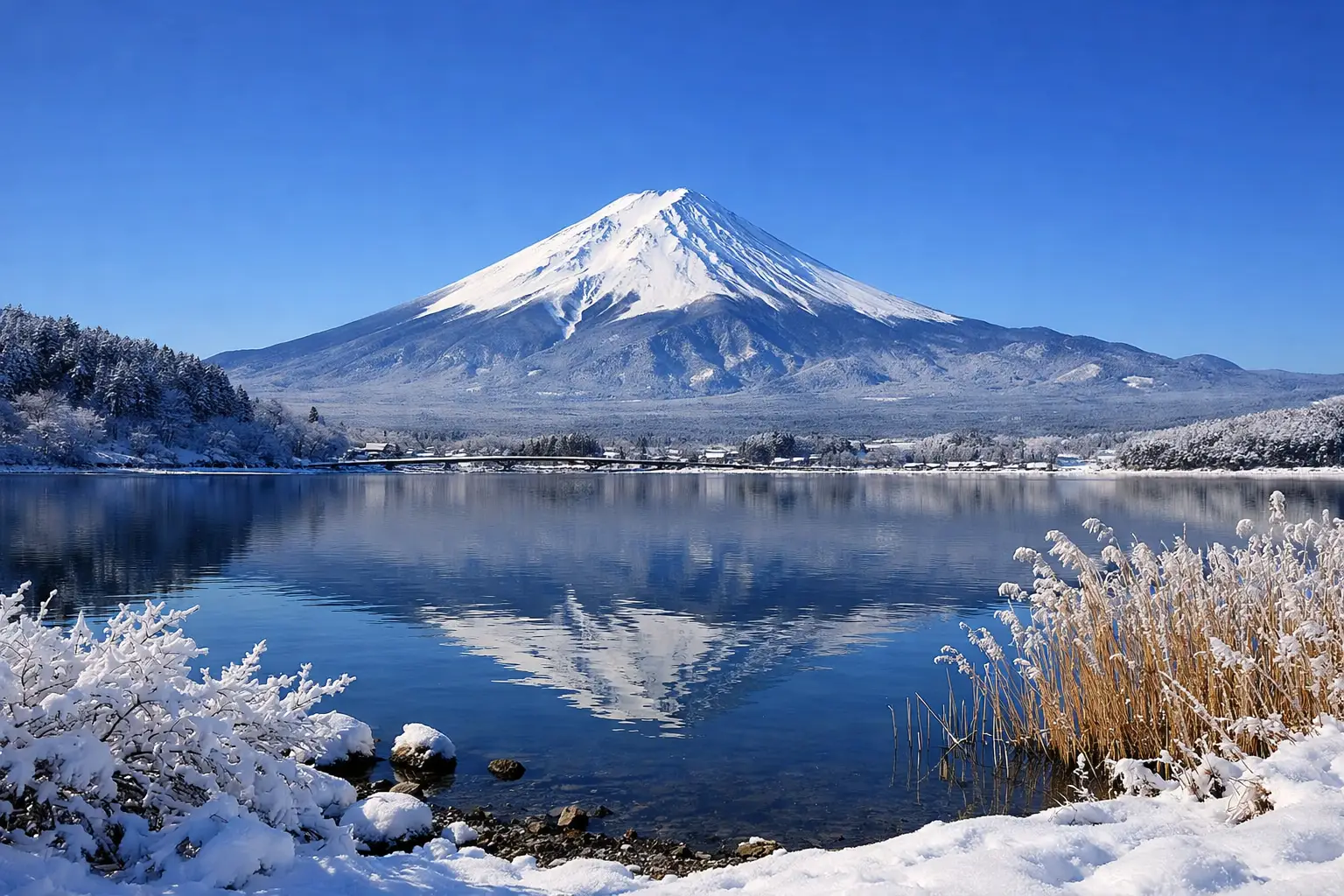 Mount Fuji Winter Views