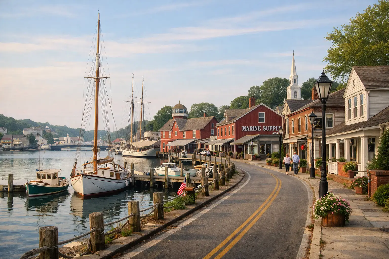 Mystic Seaport Coastal Route
