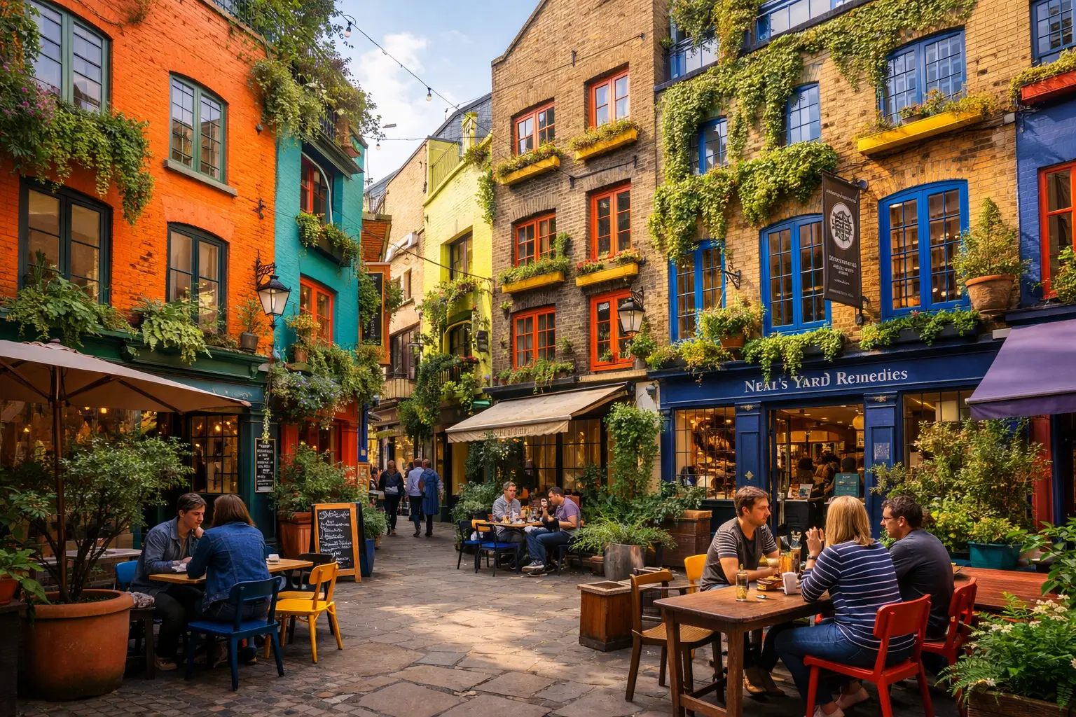 Neal’s Yard A Hidden Burst of Color