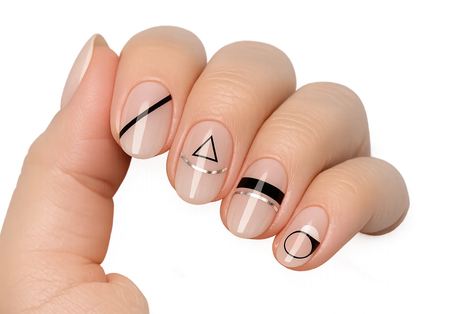 Negative Space Nail Art