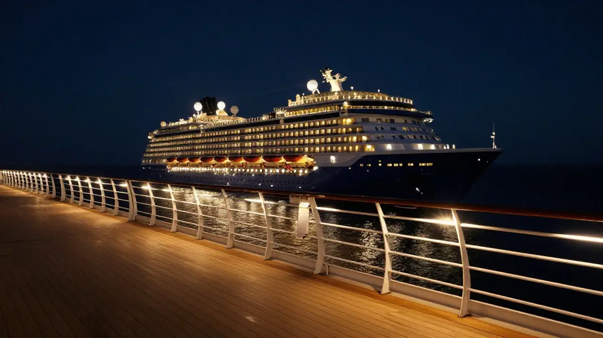Night Deck Lights Photos