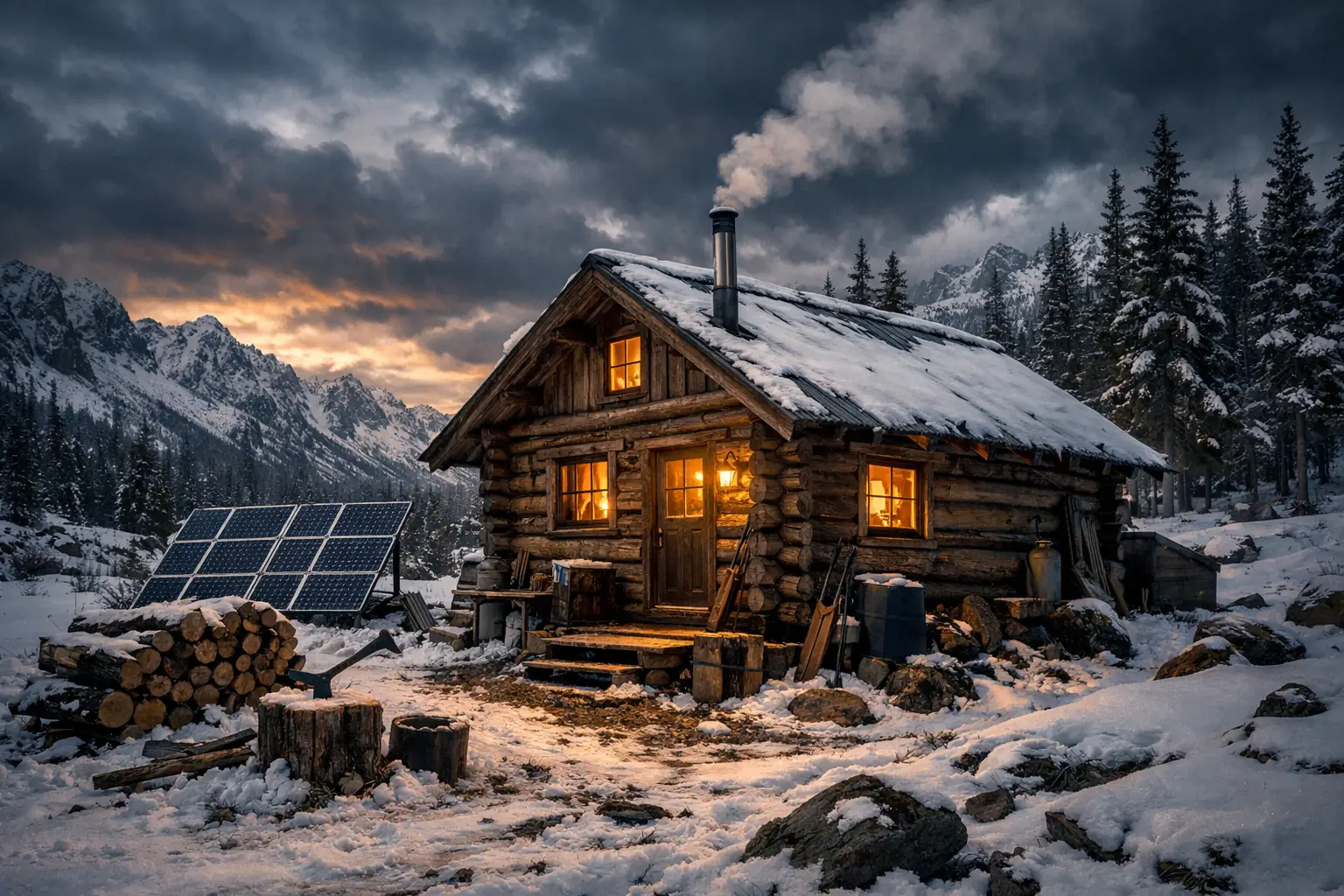 Off Grid Cabin Adventure