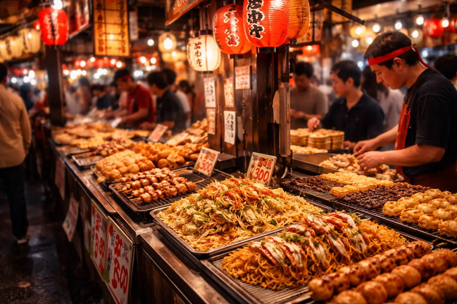 Osaka Street Food Exploration