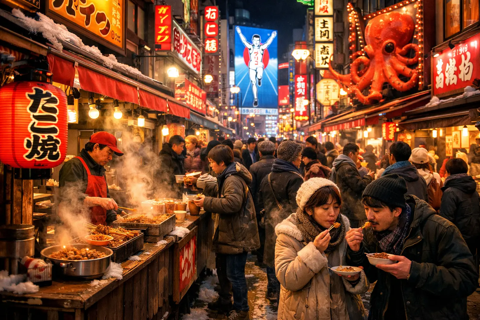 Osaka Winter Street Food