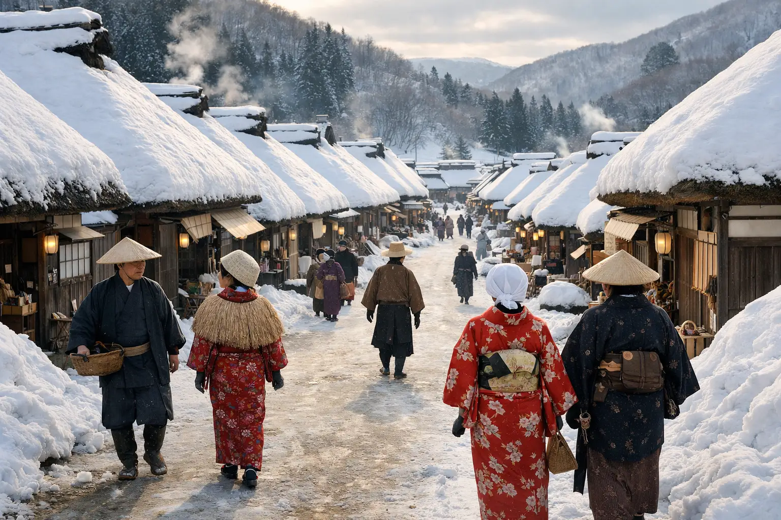 Ouchi juku Traditional Village Experience