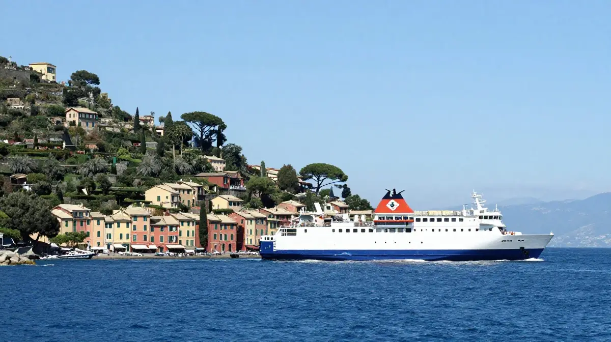 Portofino from Santa Margherita Ligure Ferry