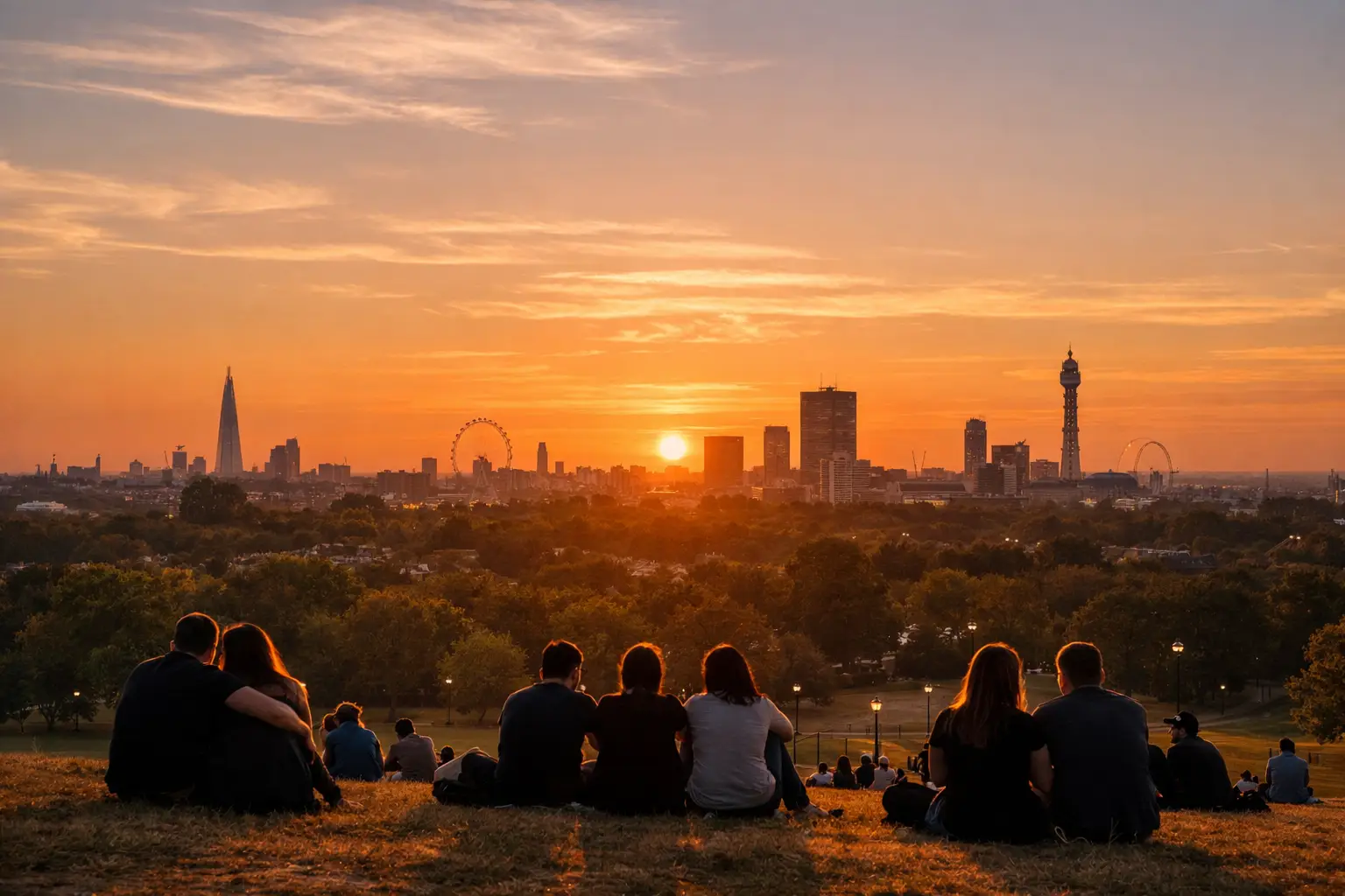 Primrose Hill A Perfect Sunset View