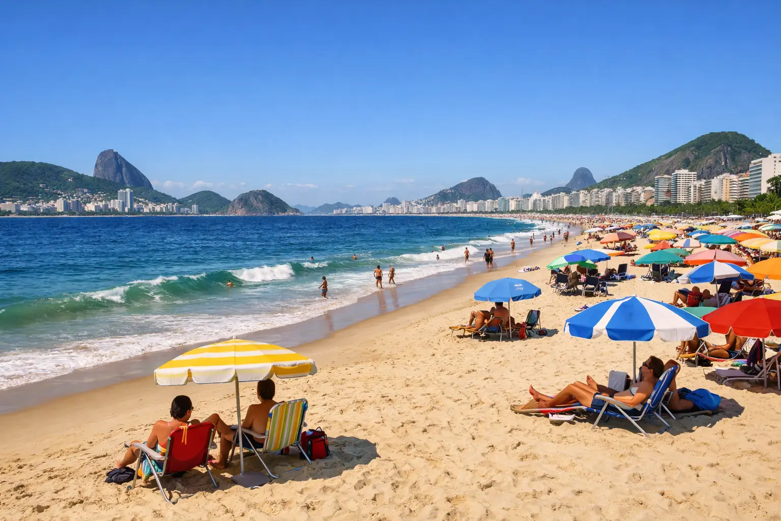 Relax at Copacabana Beach